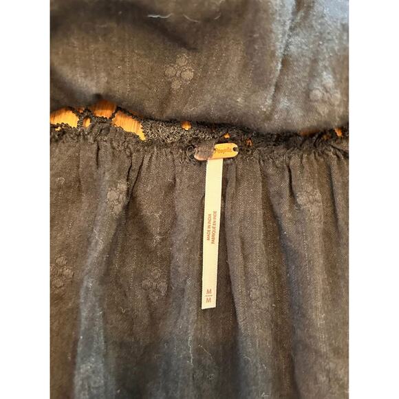 sz M - Free People lace tunic top - Picture 3 of 3